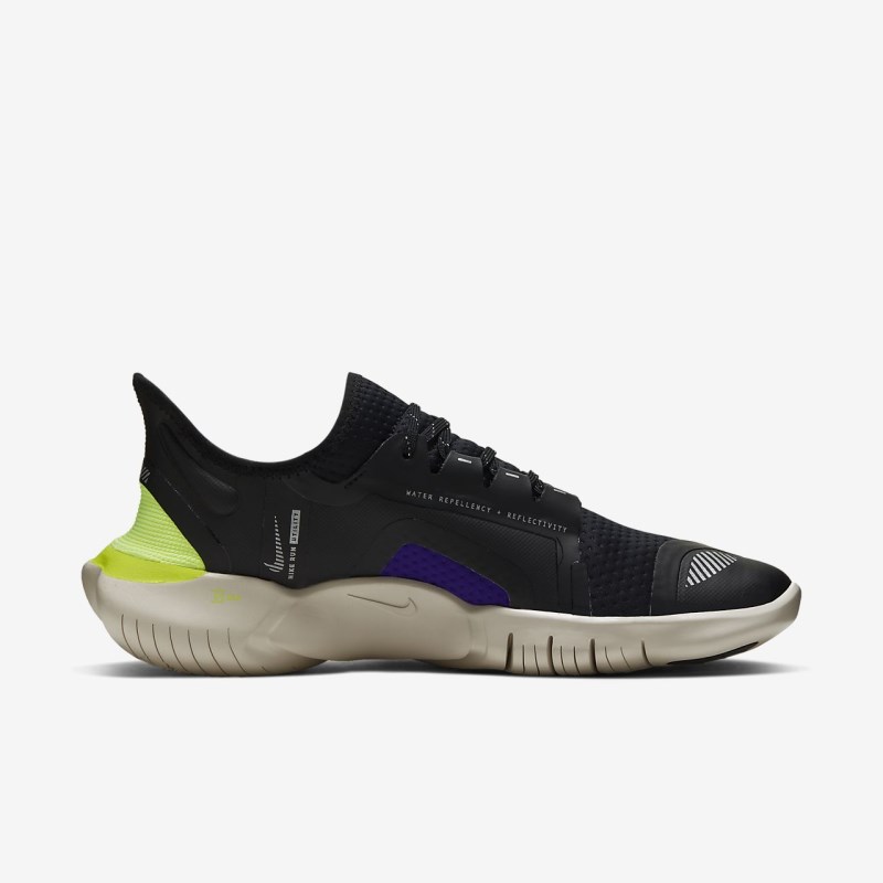 Nike Free RN 5.0 Shield Løbesko Herre Sort | NG5497-316