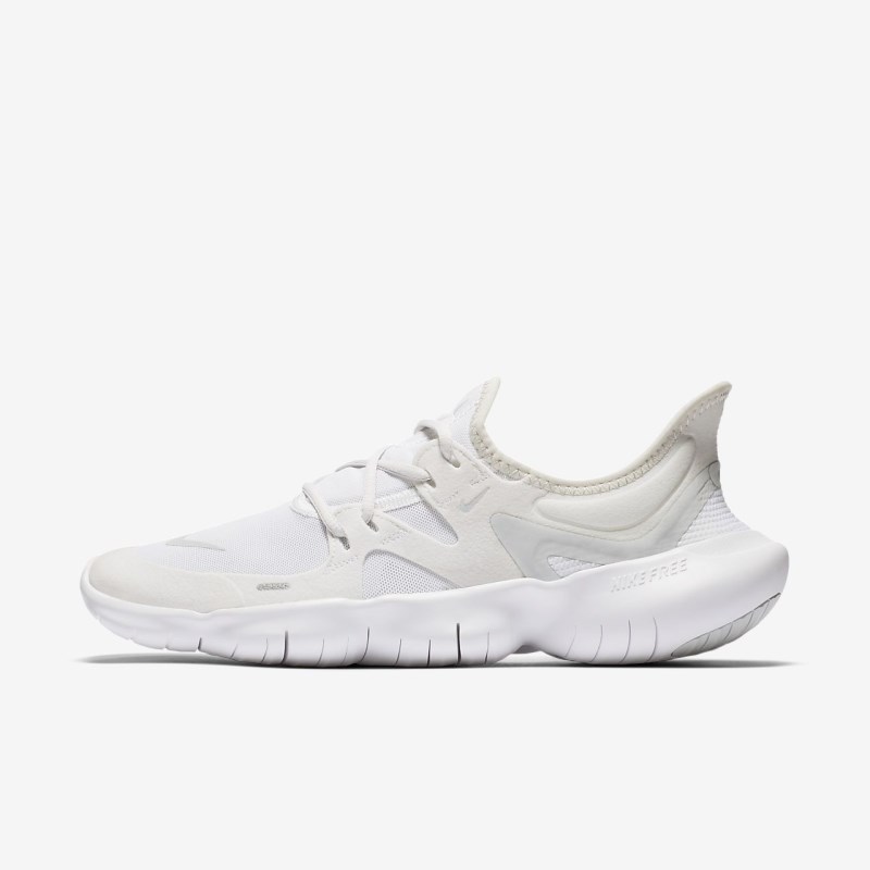 Nike Free RN 5.0 Vandresko Herre Hvide | NF5836-157