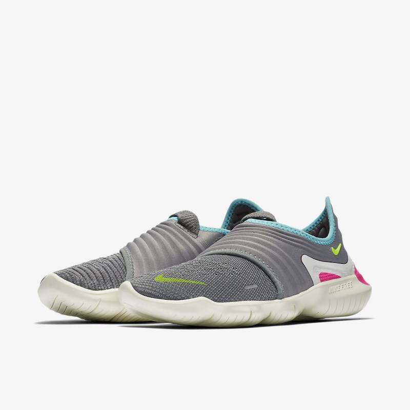Nike Free RN Flyknit 3.0 Løbesko Dame Grå | XQ2463-986