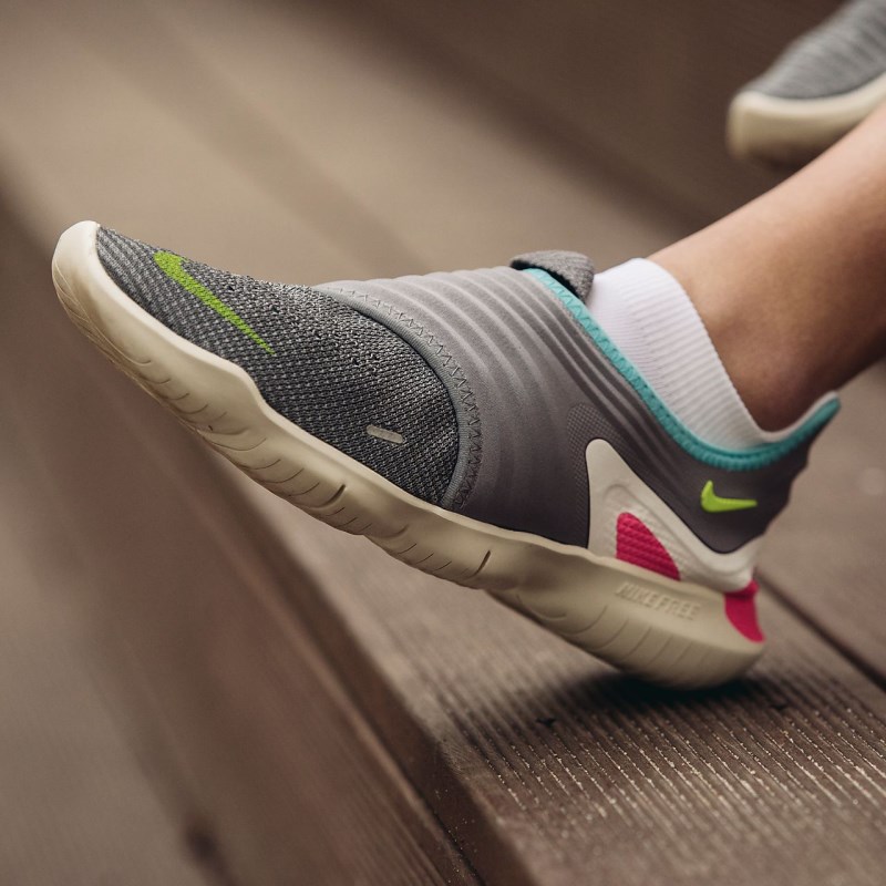 Nike Free RN Flyknit 3.0 Løbesko Dame Grå | XQ2463-986