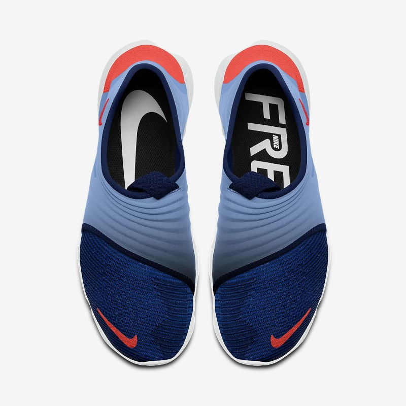 Nike Free RN Flyknit 3.0 Vandresko Dame Blå | IW8643-619