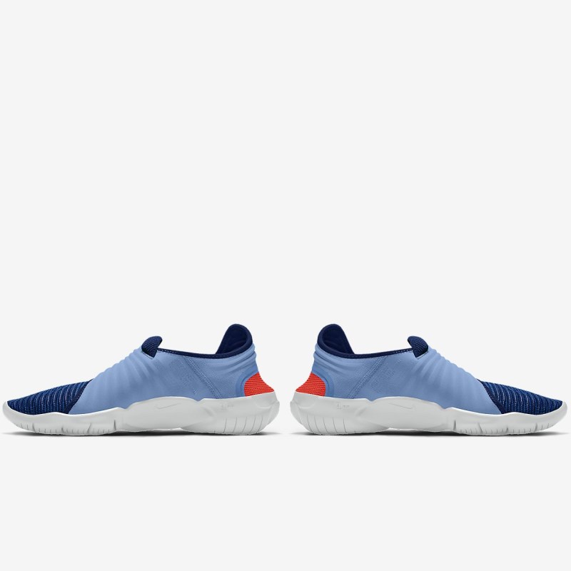 Nike Free RN Flyknit 3.0 Vandresko Dame Blå | IW8643-619