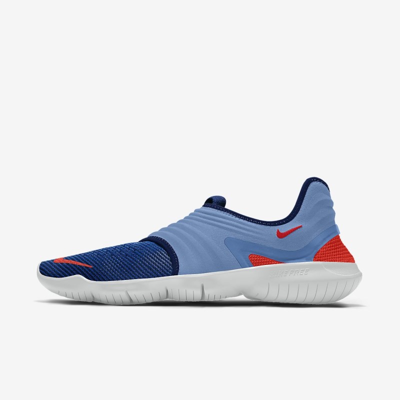Nike Free RN Flyknit 3.0 Vandresko Dame Blå | IW8643-619
