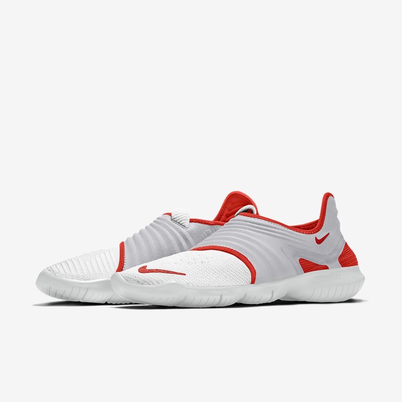 Nike Free RN Flyknit 3.0 Vandresko Dame Hvide | VA0313-741