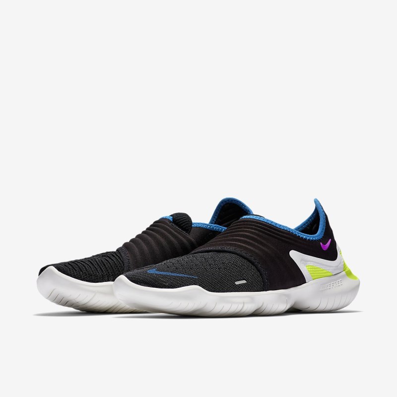 Nike Free RN Flyknit 3.0 Vandresko Herre Sort | NH0508-242