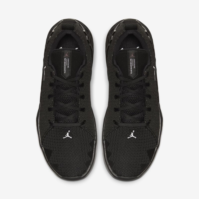 Nike Jordan Jumpman Diamond Lav Basketball Sko Herre Sort | ZT9432-004