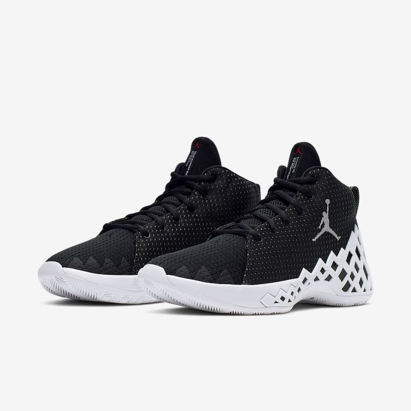 Nike Jordan Jumpman Diamond Mid Basketball Sko Herre Sort | VI3023-041