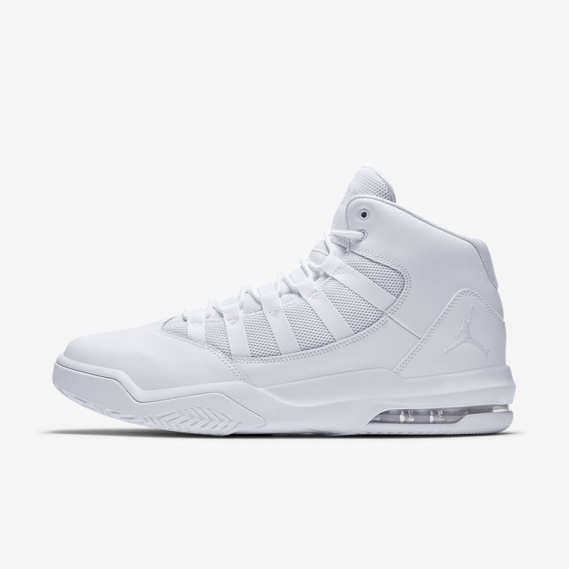 Nike Jordan Max Aura Jordan Sko Herre Hvide | YA9688-799