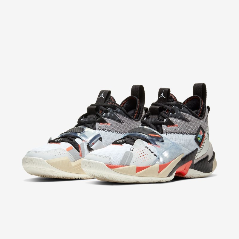 Nike Jordan Why Not? Zer0.3 Basketball Sko Herre Hvide | ED8558-659