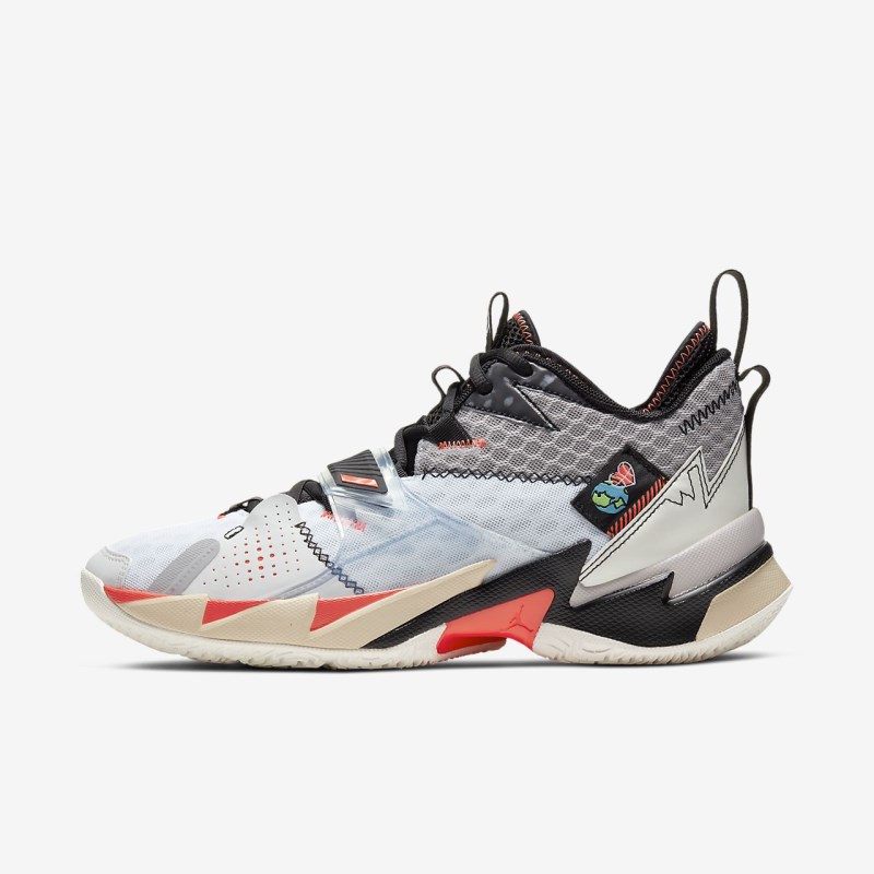 Nike Jordan Why Not? Zer0.3 Basketball Sko Herre Hvide | ED8558-659
