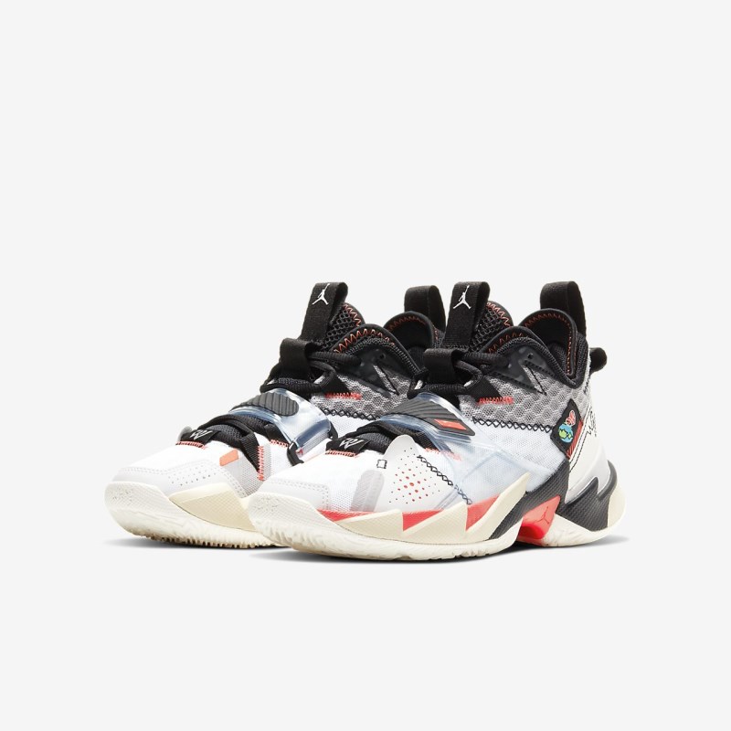 Nike Jordan 'Why Not?' Zer0.3 Jordan Sko Børn Hvide | NW6250-825