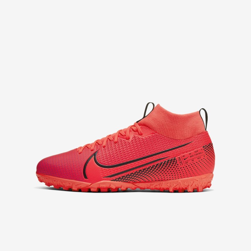 Nike Jr. Mercurial Superfly 7 Academy TF Fodboldsko Børn Rød | PM7409-400