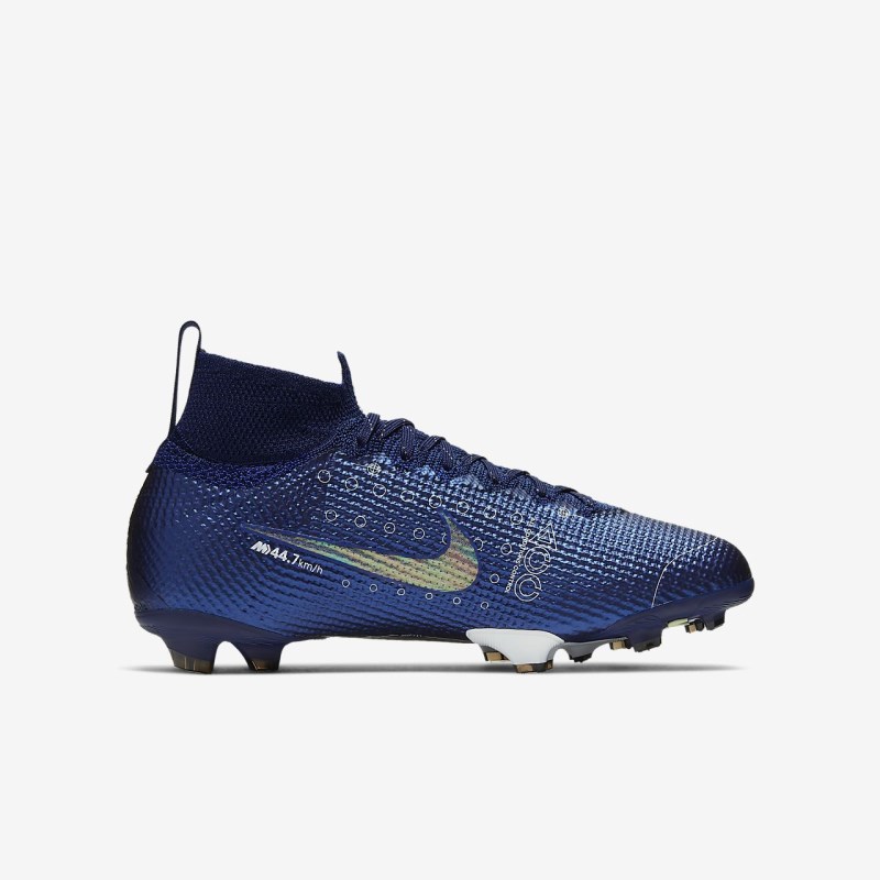 Nike Jr. Mercurial Superfly 7 Elite MDS FG Fodboldsko Børn Blå | IL6740-807
