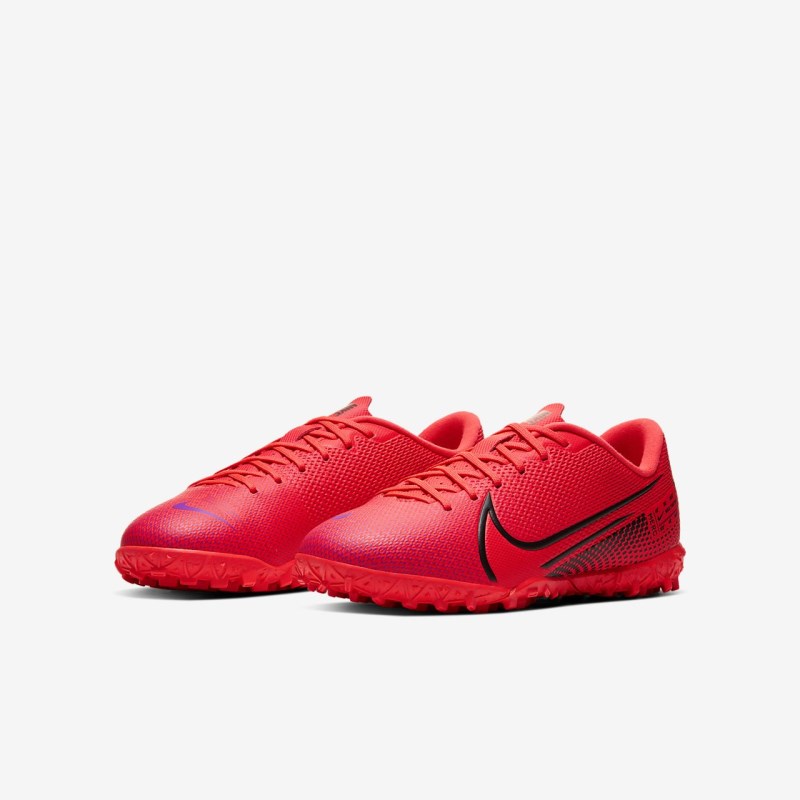 Nike Jr. Mercurial Vapor 13 Academy TF Fodboldsko Børn Rød | SX6860-913