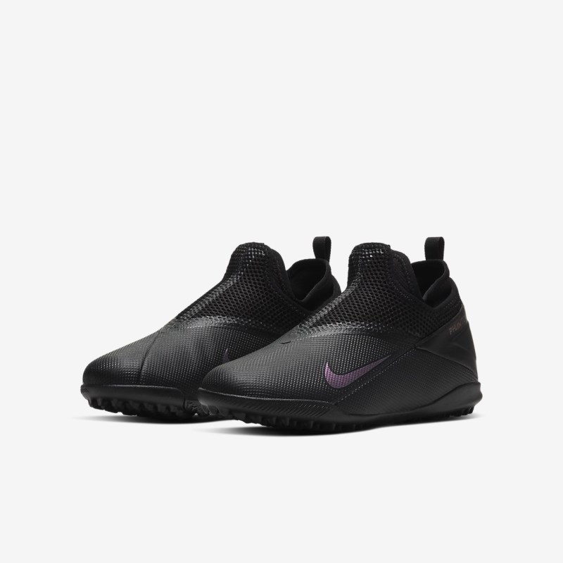 Nike Jr. Phantom Vision 2 Academy Dynamic Fit TF Fodboldsko Børn Sort | NJ4064-396
