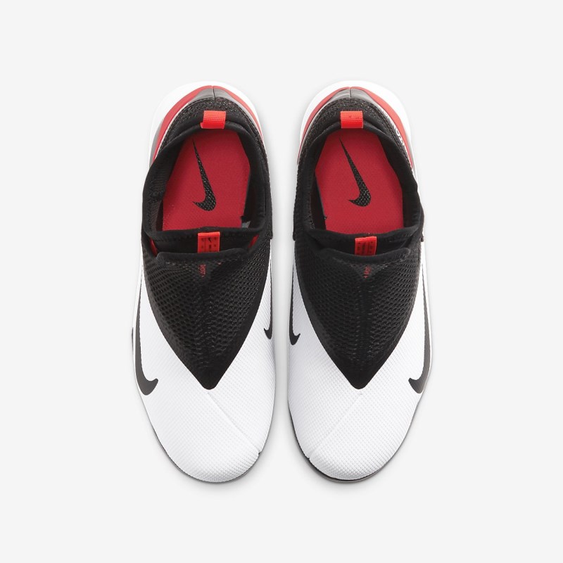 Nike Jr. Phantom Vision 2 Academy Dynamic Fit IC Fodboldsko Børn Hvide | RE9478-396
