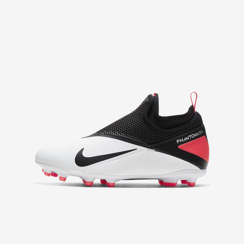 Nike Jr. Phantom Vision 2 Academy Dynamic Fit MG Fodboldsko Børn Hvide | YA1207-710