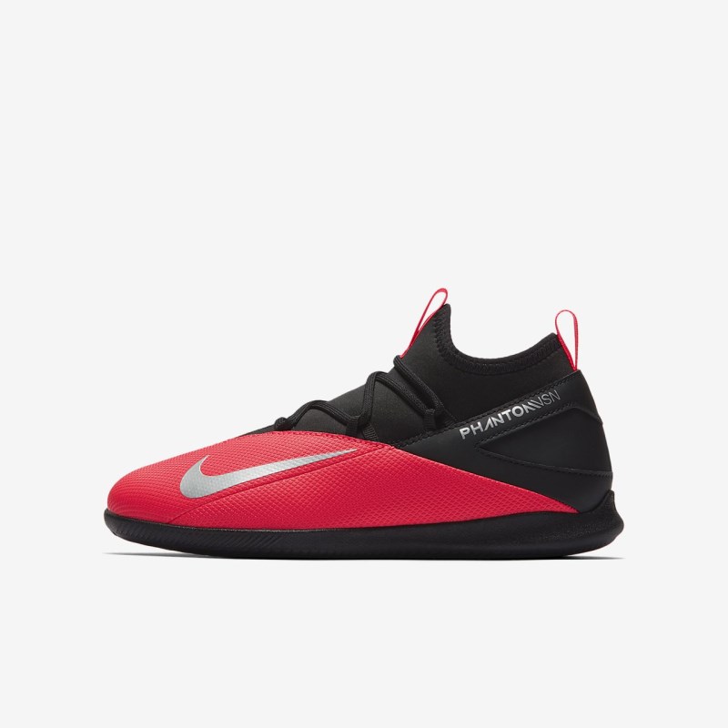 Nike Jr. Phantom Vision 2 Club Dynamic Fit IC Fodboldsko Børn Rød | QJ3364-107