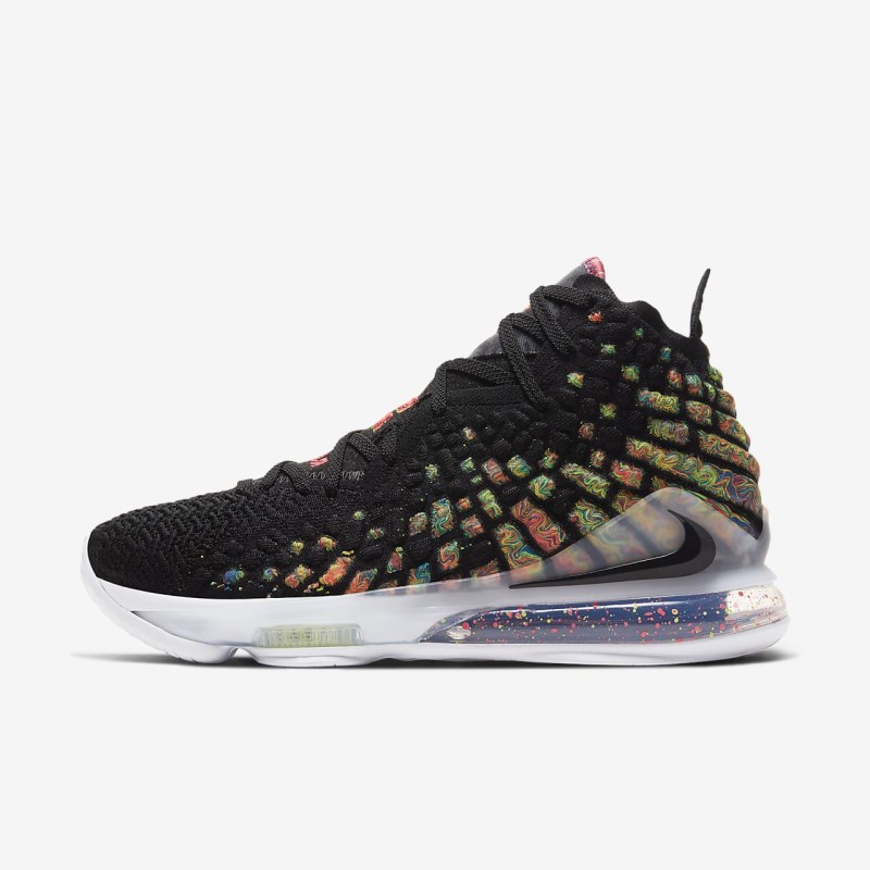 Nike LeBron 17 Basketball Sko Dame Sort | JQ0190-389
