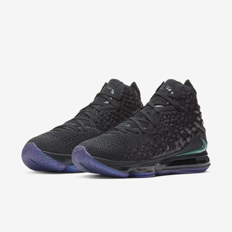 Nike LeBron 17 Basketball Sko Dame Sort | SS0678-022