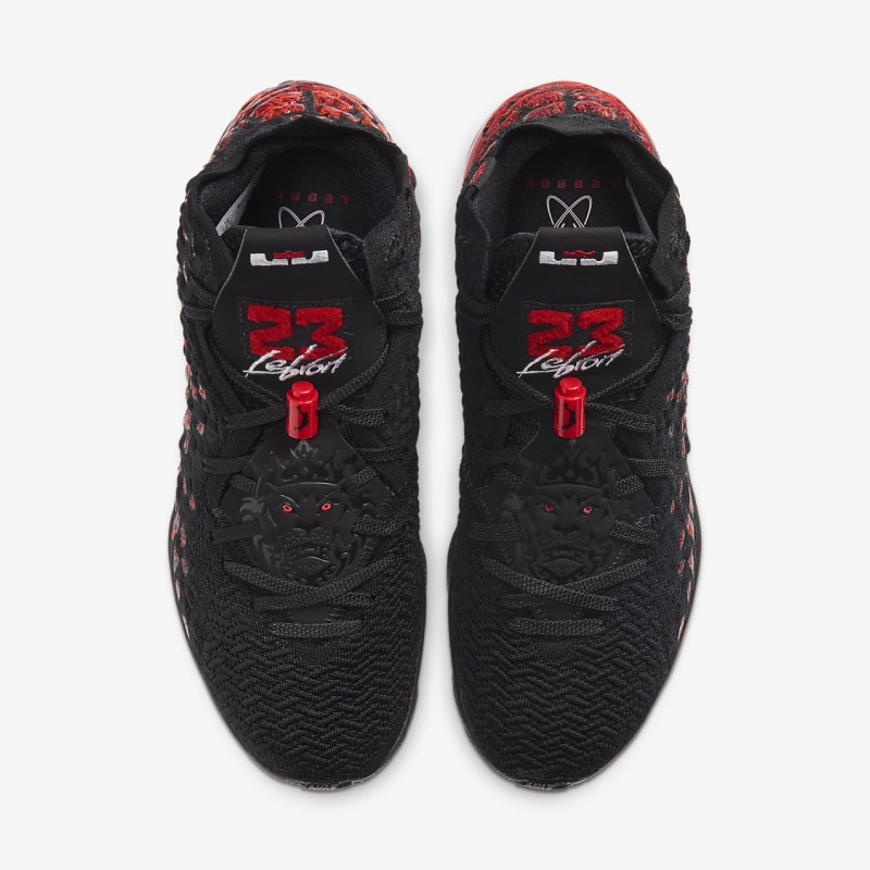 Nike LeBron 17 Basketball Sko Dame Sort | TO8906-761