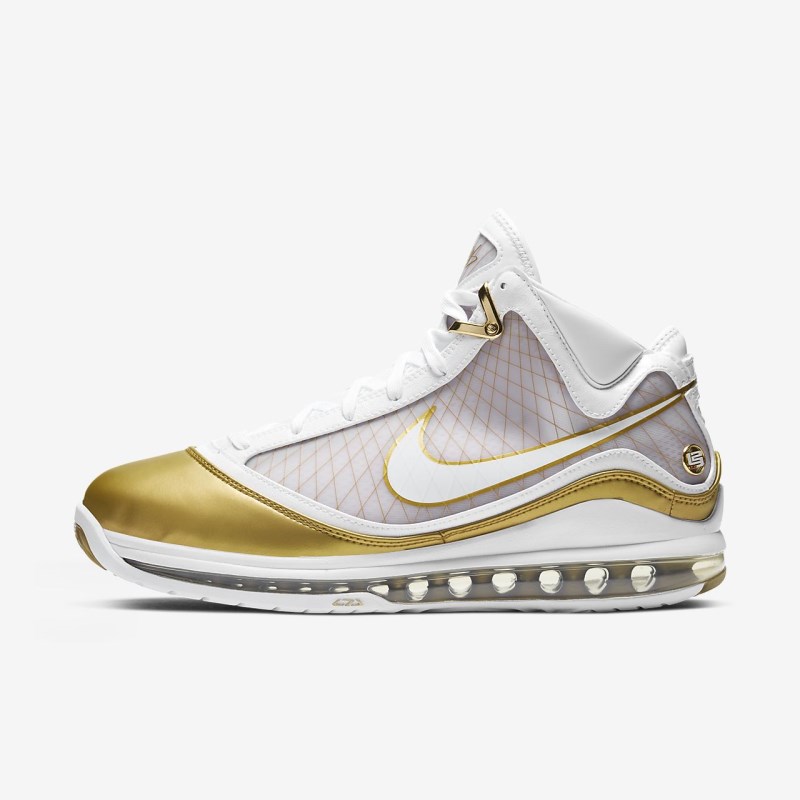 Nike LeBron 7 QS Sneakers Herre Hvide | UI8555-441