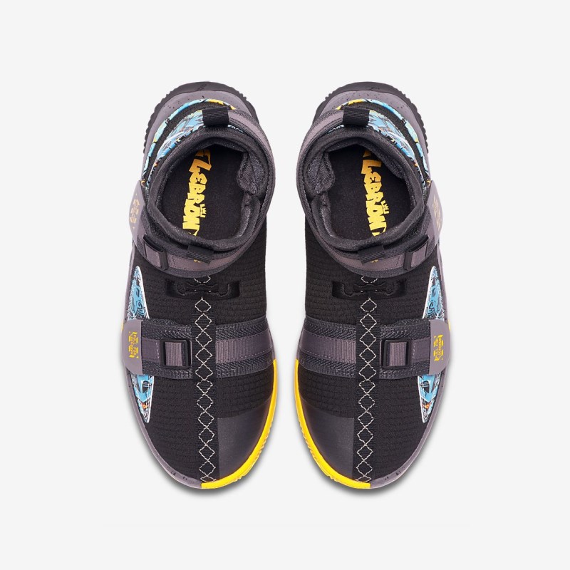 Nike LeBron Soldier 13 FlyEase Basketball Sko Børn Sort | BH6674-913