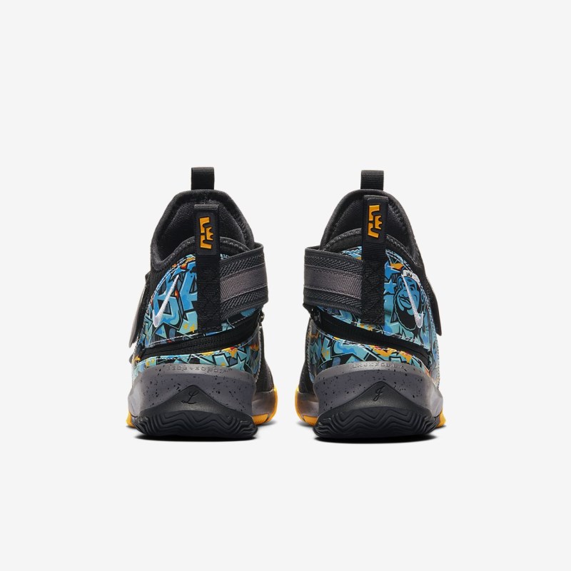 Nike LeBron Soldier 13 FlyEase Basketball Sko Børn Sort | BH6674-913