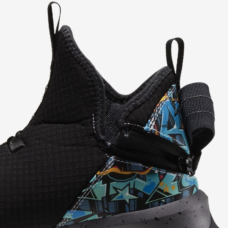 Nike LeBron Soldier 13 FlyEase Basketball Sko Børn Sort | BH6674-913
