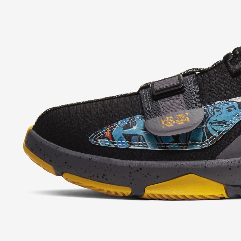 Nike LeBron Soldier 13 FlyEase Basketball Sko Børn Sort | BH6674-913