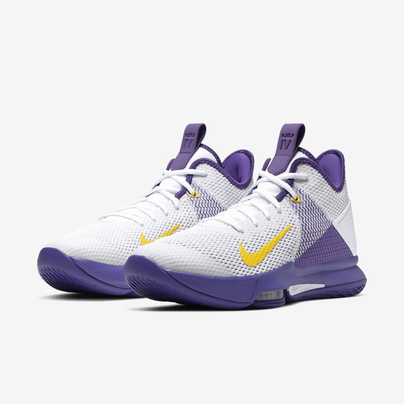 Nike LeBron Witness 4 Basketball Sko Herre Hvide | EE4151-597