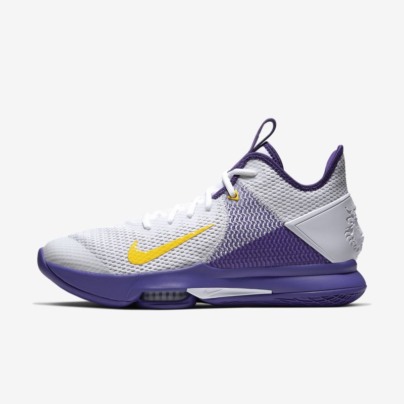 Nike LeBron Witness 4 Basketball Sko Herre Hvide | EE4151-597