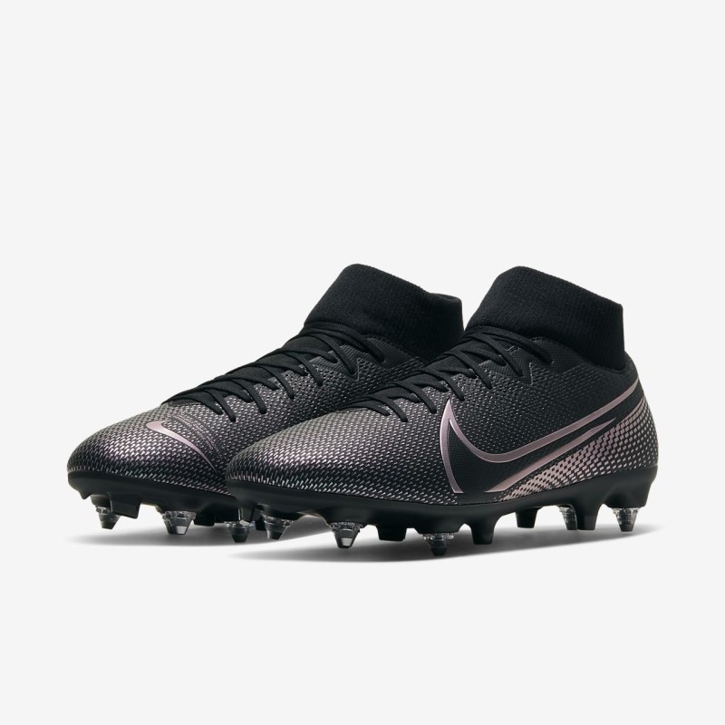 Nike Mercurial Superfly 7 Academy SG-PRO Anti-Clog Traction Fodboldsko Dame Sort | SU2667-326