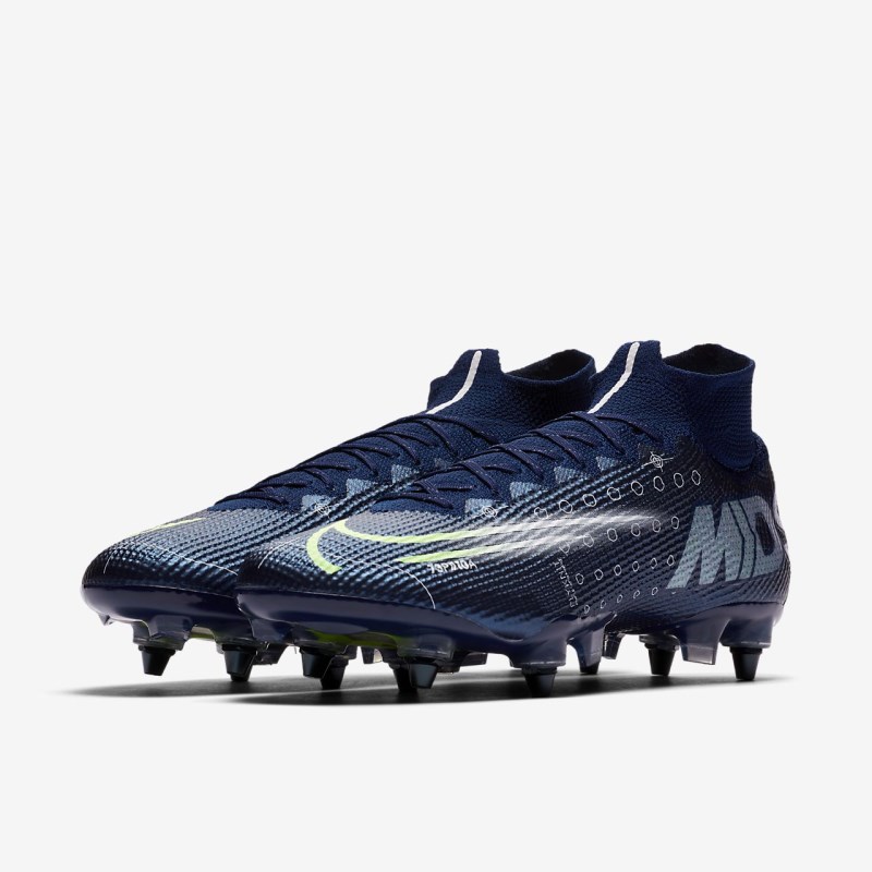 Nike Mercurial Superfly 7 Elite MDS SG-PRO Anti-Clog Traction Fodboldsko Herre Blå | CZ2983-261