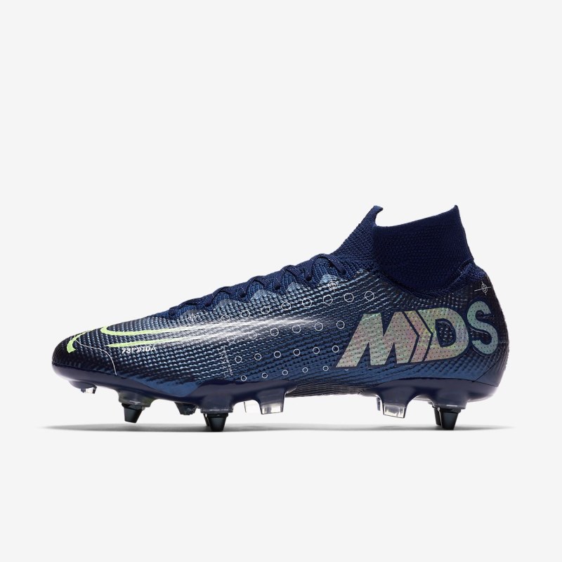 Nike Mercurial Superfly 7 Elite MDS SG-PRO Anti-Clog Traction Fodboldsko Herre Blå | CZ2983-261