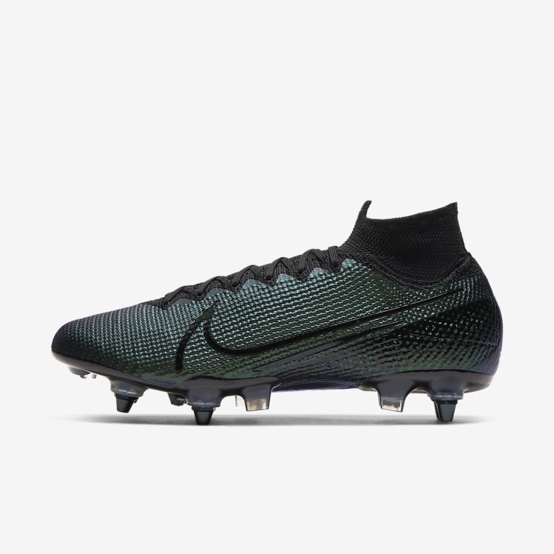 Nike Mercurial Superfly 7 Elite SG-PRO Anti-Clog Traction Fodboldsko Herre Sort | FF7165-346