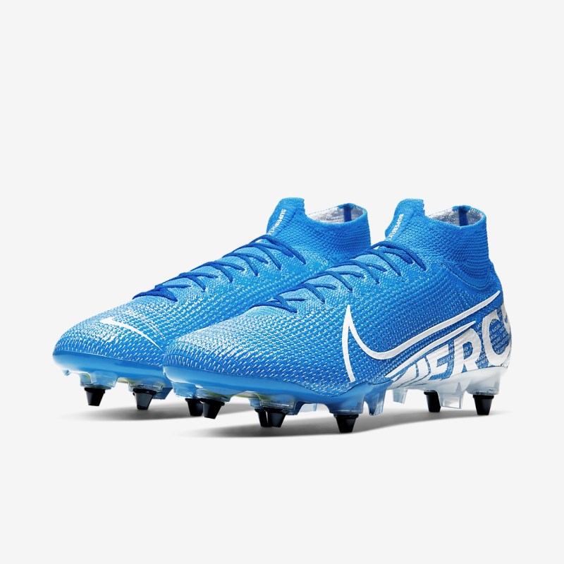 Nike Mercurial Superfly 7 Elite SG-PRO Anti-Clog Traction Fodboldsko Herre Blå | JK2497-049