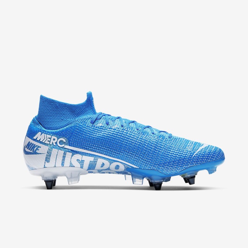 Nike Mercurial Superfly 7 Elite SG-PRO Anti-Clog Traction Fodboldsko Herre Blå | JK2497-049