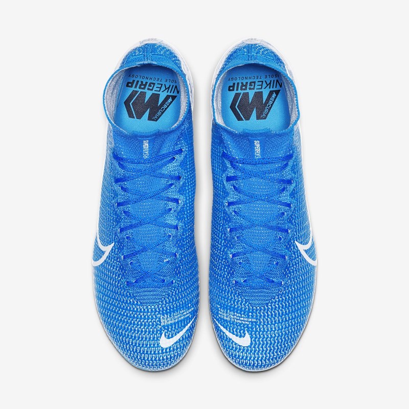 Nike Mercurial Superfly 7 Elite SG-PRO Anti-Clog Traction Fodboldsko Herre Blå | JK2497-049