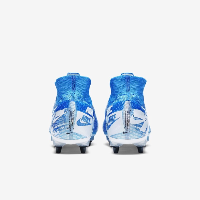 Nike Mercurial Superfly 7 Elite SG-PRO Anti-Clog Traction Fodboldsko Herre Blå | JK2497-049