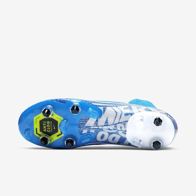 Nike Mercurial Superfly 7 Elite SG-PRO Anti-Clog Traction Fodboldsko Herre Blå | JK2497-049