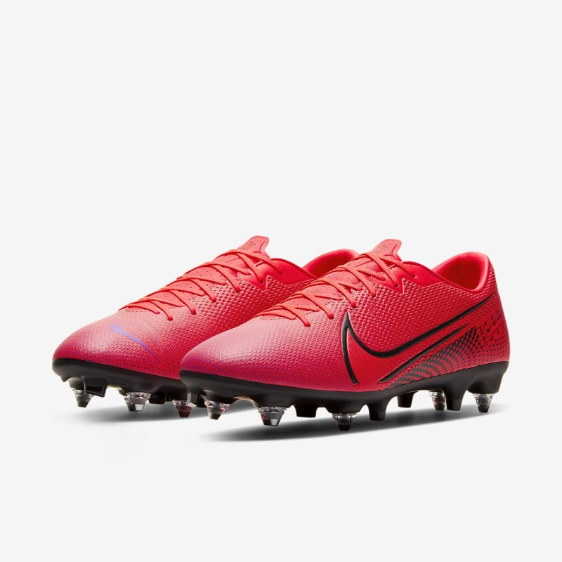 Nike Mercurial Vapor 13 Academy SG-PRO Anti-Clog Traction Fodboldsko Herre Rød | XY8707-428