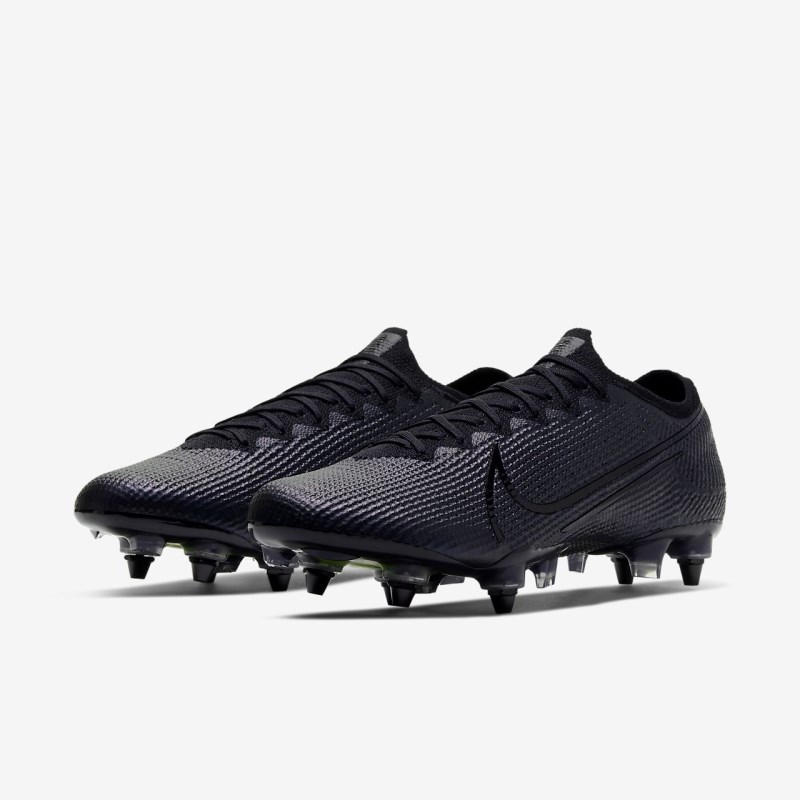 Nike Mercurial Vapor 13 Elite SG-PRO Anti-Clog Traction Fodboldsko Dame Sort | MR2711-517