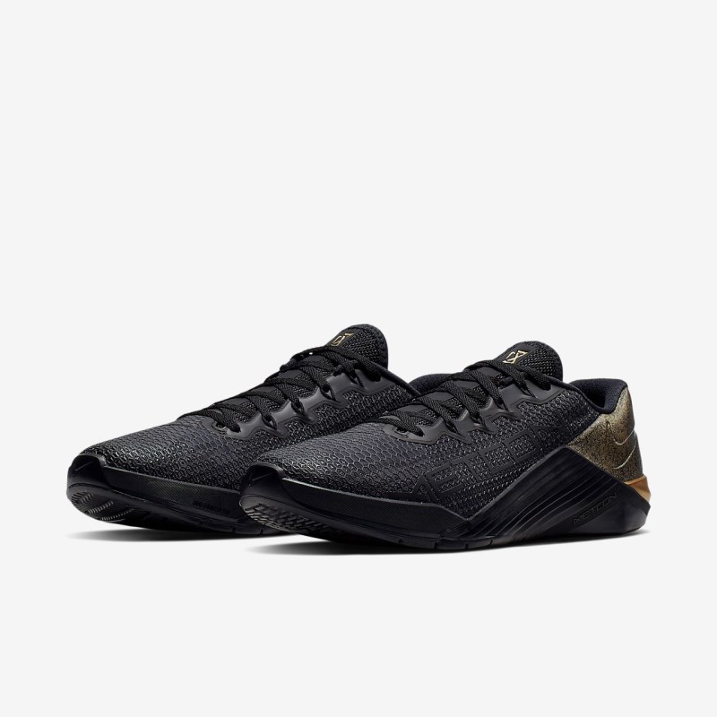 Nike Metcon 5 Black x Gold Træningssko Herre Sort | MS9519-890