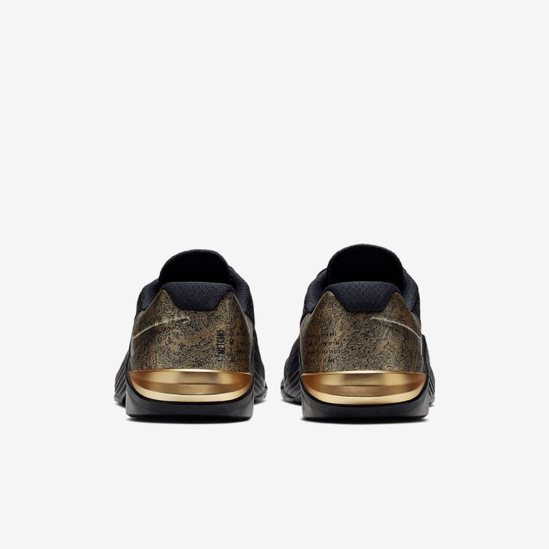 Nike Metcon 5 Black x Gold Træningssko Herre Sort | MS9519-890
