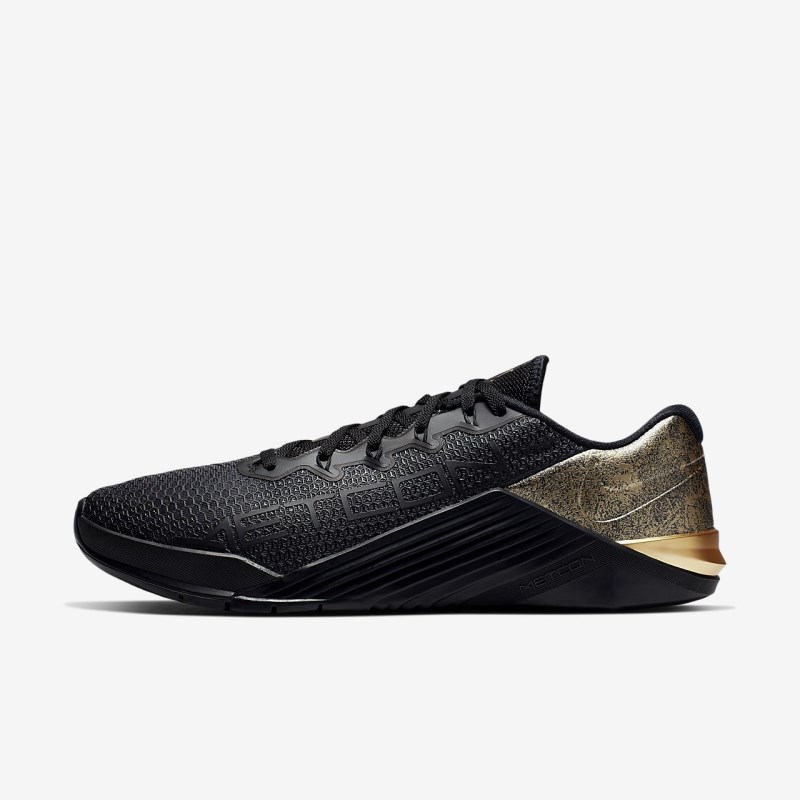 Nike Metcon 5 Black x Gold Træningssko Herre Sort | MS9519-890