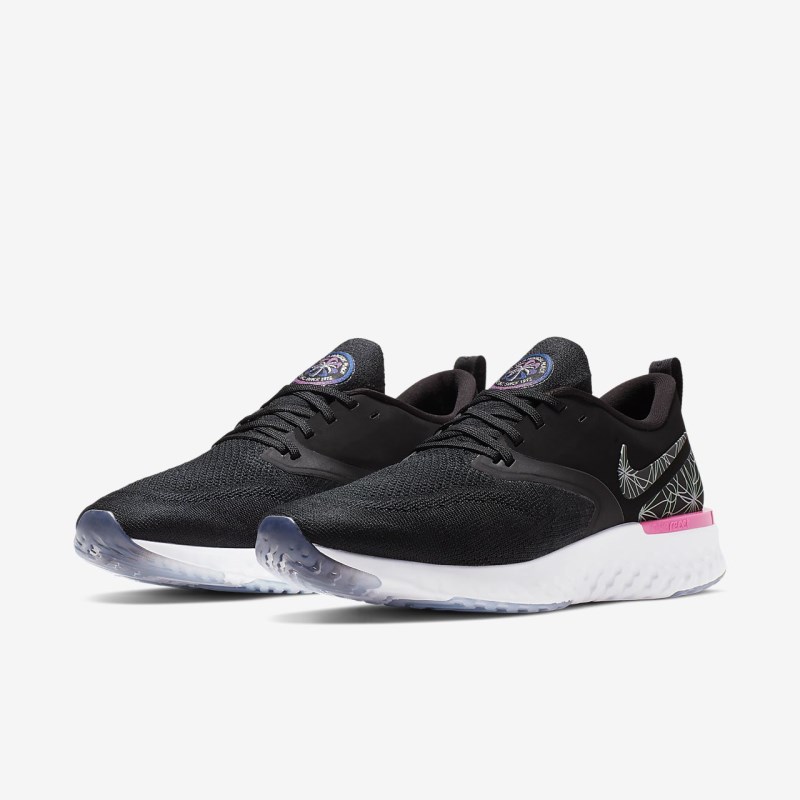 Nike Odyssey React Flyknit 2 Løbesko Herre Sort | UQ9709-588
