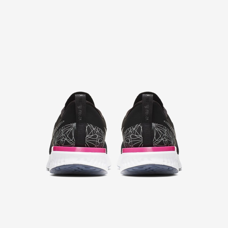 Nike Odyssey React Flyknit 2 Løbesko Herre Sort | UQ9709-588