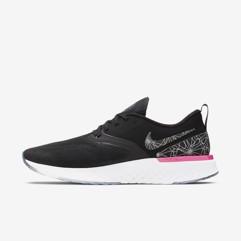 Nike Odyssey React Flyknit 2 Løbesko Herre Sort | UQ9709-588