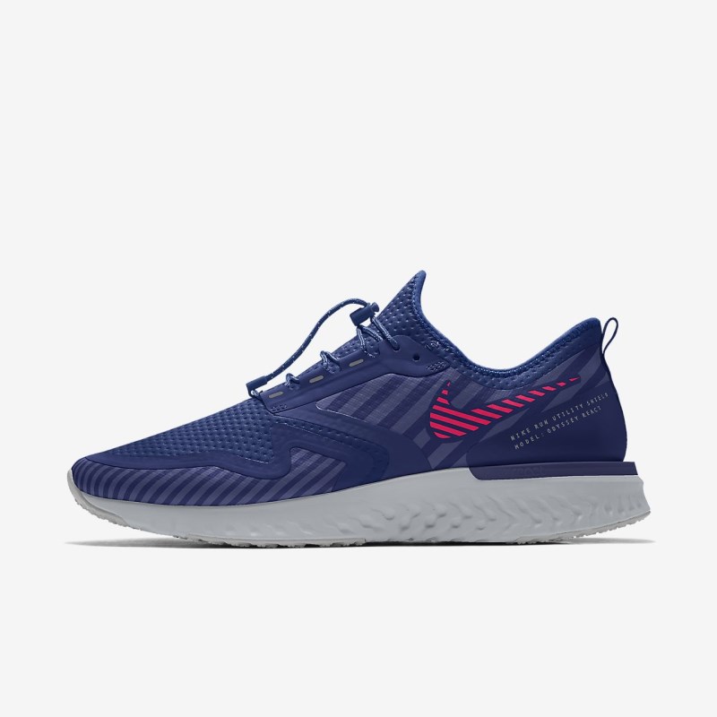 Nike Odyssey React Shield Løbesko Dame Blå | PL7110-682